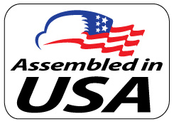 Assembled in USA Assembled in USA